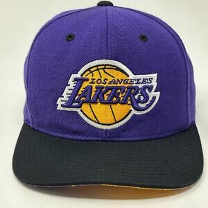 Los Angeles LA Lakers Hat Baseball Cap NBA Mitchell & Ness Snapback Purple